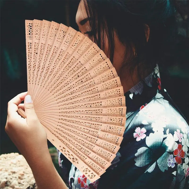 Personalized Custom-made Wooden Hand Fan