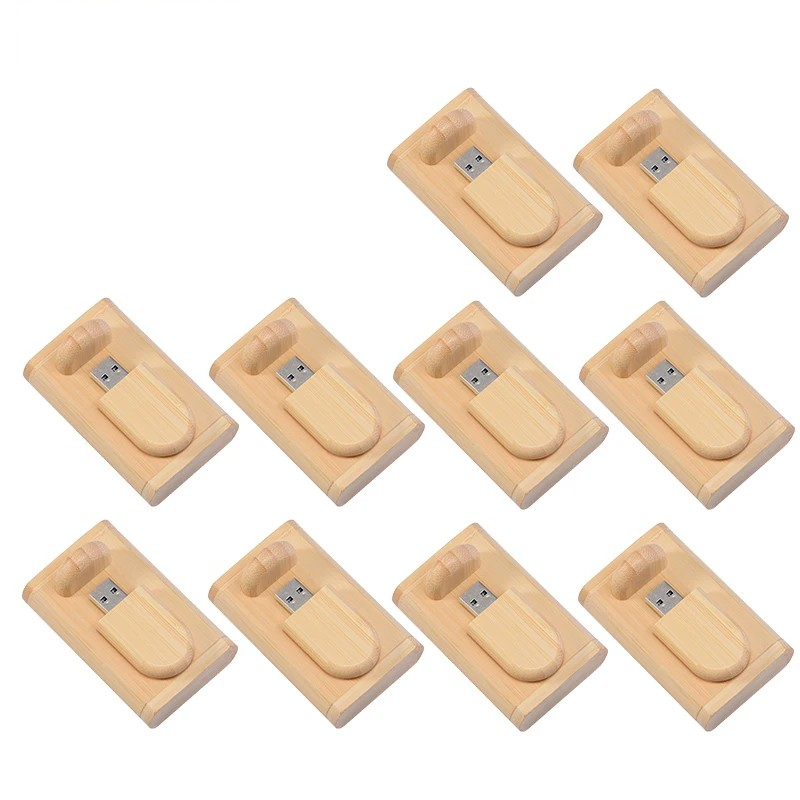 Personalized Custom-made Bamboo Wooden Flash Drive USB 4GB, 32GB