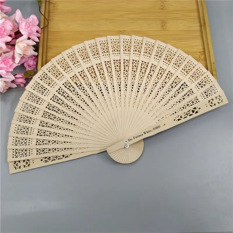 Personalized Custom-made Wooden Hand Fan