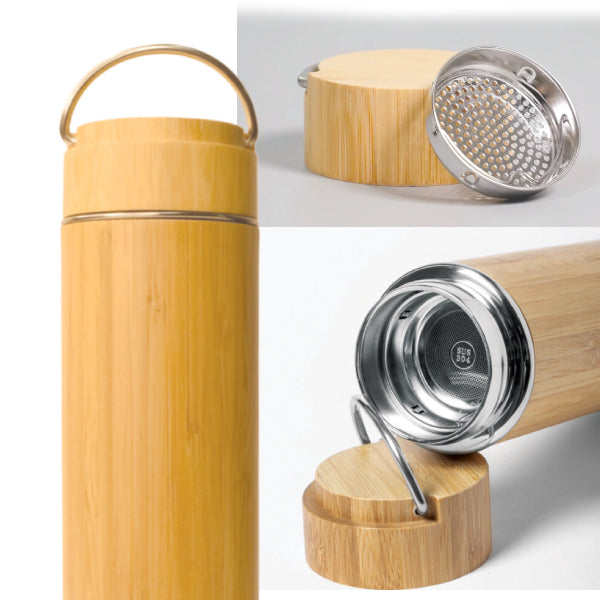 Personalized Custom-made Eco-Friendly Bamboo Thermos Bottle