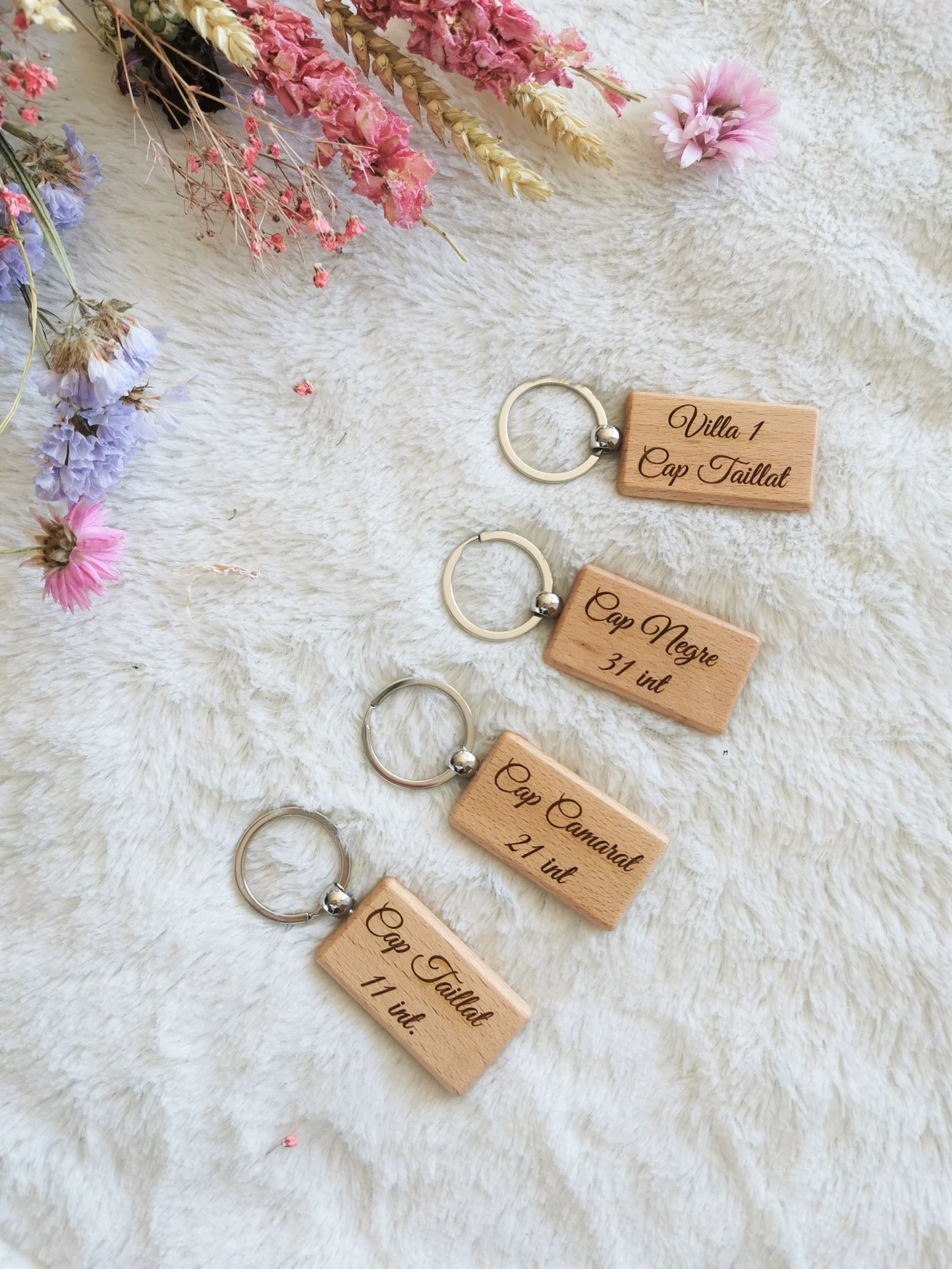 Personalized Custom-made Keychain - Rectangle