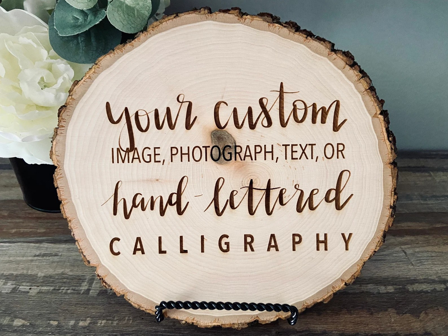 Personalized Custom-made Decorative Wooden Embelishment