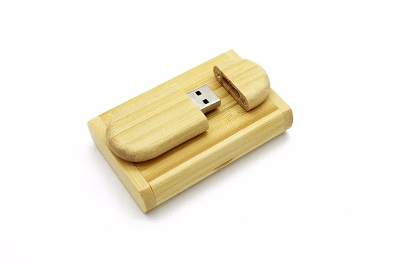 Personalized Custom-made Bamboo Wooden Flash Drive USB 4GB, 32GB